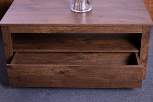 'Sintra' Walnut Coffee Table with Two Drawers