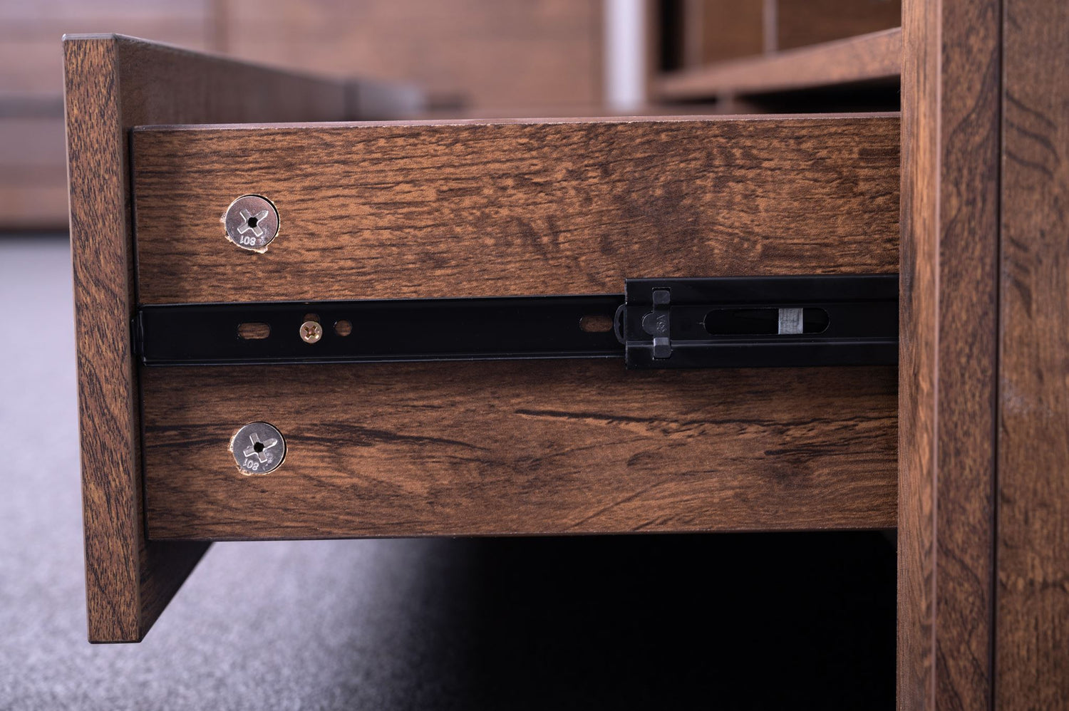 'Sintra' Walnut Coffee Table with Two Drawers