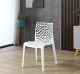 'Eden' White Dining Chair