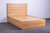 Rustic Queen Size Bed frame with 4 Drawers