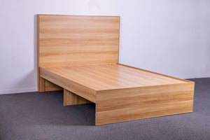 Erima Natural Oak Double Size Bed Frame