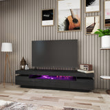 MLD122 BLACK TV UNIT