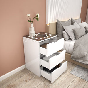 Ultra Smart Bedside Table with Intelligent Wireless Charging