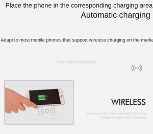 Intelligent Bedside wiith Smart USB Wireless Charging Bluetooth Audio