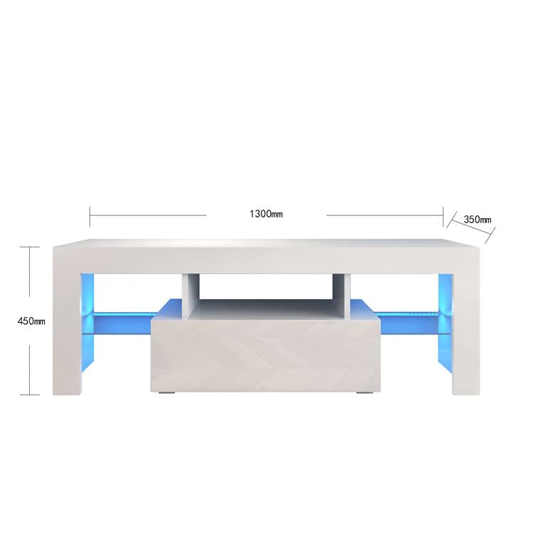 Norway' 130Cm RGB LED TV Stand Cabinet Entertainment Unit