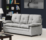 'Walton' 3 Seats Sofa (Light Grey)