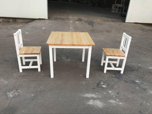 Metro Solid Pine Kids Table and Chairs(3pc)